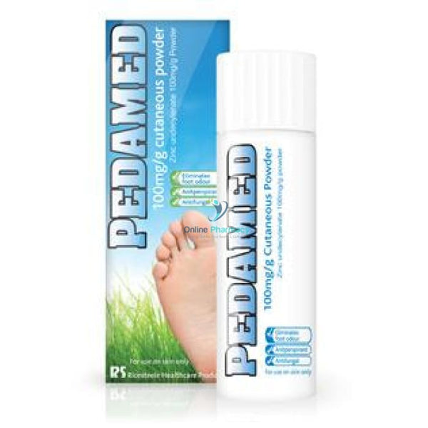 Pedamed Powder- Antiperspirant To Treat Athlete's Foot & Skin Infections - OnlinePharmacy