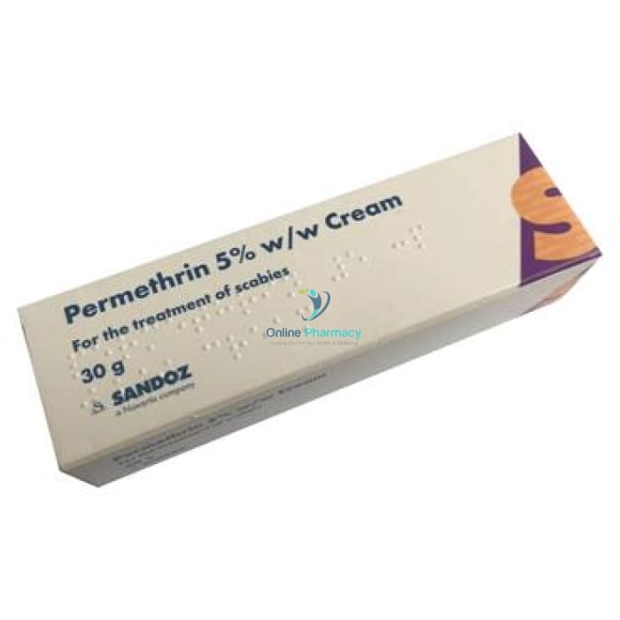 Permethrin Cream 5% W/W - 30G Scabies
