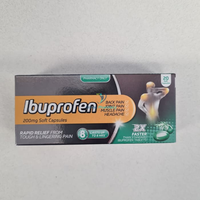 Pfizer Ibuprofen 200Mg Soft Capsules - 20 Pain Relief