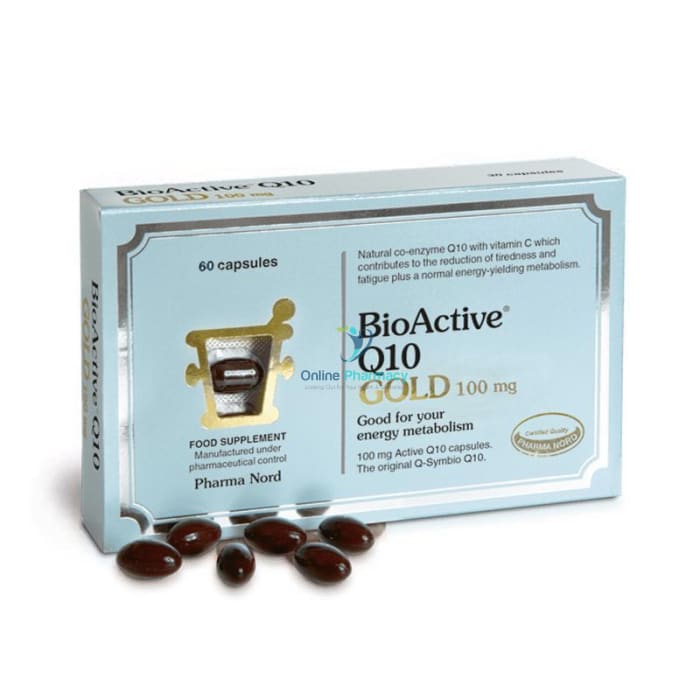 Pharma Nord BioActive Gold Q10 100mg - 30 / 60 / 150 Pack - OnlinePharmacy