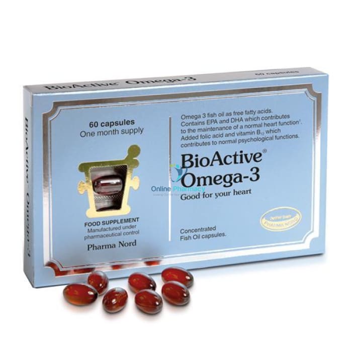 Pharma Nord BioActive Omega-3 Capsules - 60 Pack - OnlinePharmacy