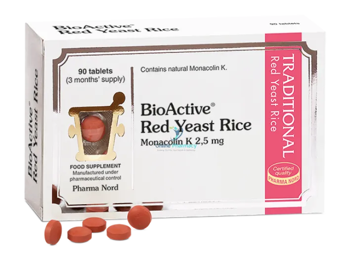 Pharma Nord Bioactive Red Yeast Rice - 90 Pack