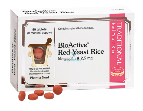 Pharma Nord Bioactive Red Yeast Rice - 90 Pack Supplements