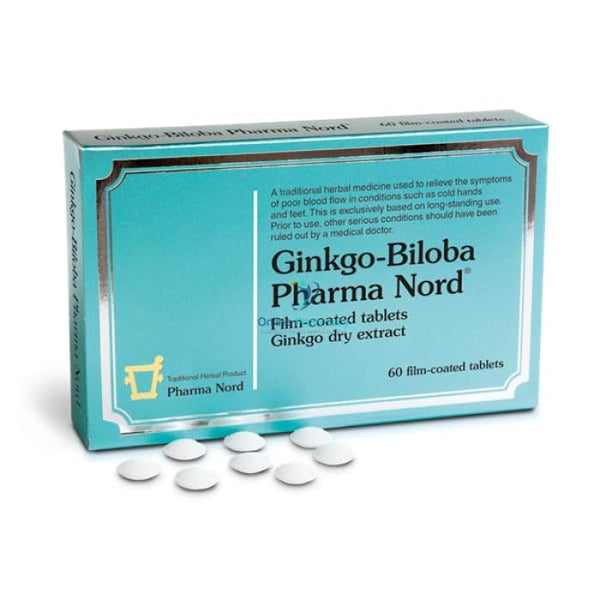 Pharma Nord Ginkgo Biloba - 60 Tablets Supplements