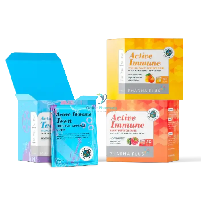 Pharma Plus Active Immune Teen Defence - 28 Sachets Support Vitamin