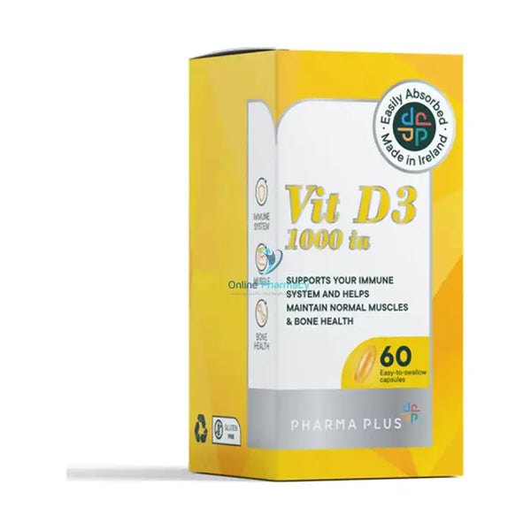Pharma Plus Daily Vitamin D - 60 Capsules