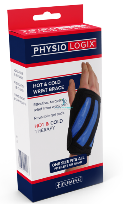 Physiologix Hot/Cold Reusable Wrist Brace First Aid