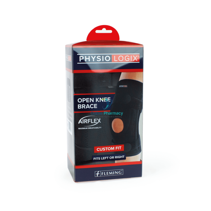 Physiologix Open Knee Brace With Metal Support - S/M/L/Xl First Aid