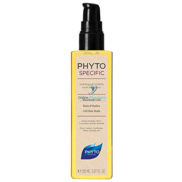 Phyto Baobab Oil Hair & Body Curly Coiled Relaxed 150Ml. Care