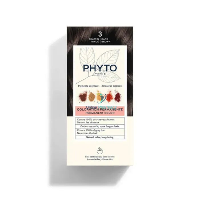 PHYTO HAIR COLOR 3 DARK BROWN