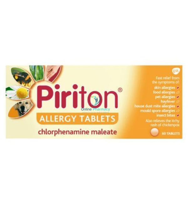 Piriton Allergy Tablets - 30 Pack - OnlinePharmacy