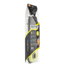 Platinum Series Work Force Insoles in clear, black, and yellow packaging, standing upright at a slight angle. The insoles' black and grey design with the white logo is visible through the packaging, showcasing their durability and comfort features.