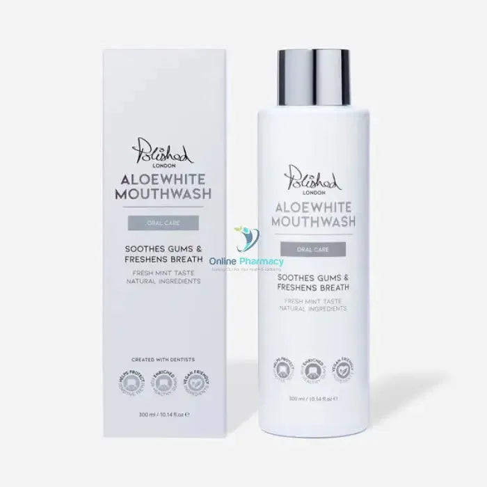 Polished London Aloe White Mouthwash 300Ml