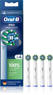 Oral B Cross Action Refill Heads 4 Pack