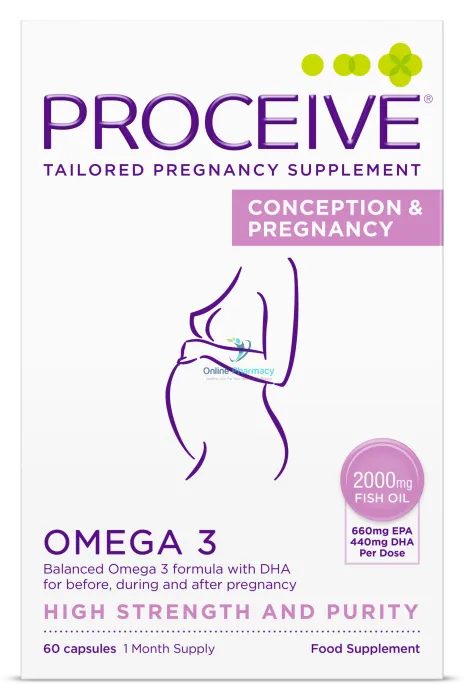 Proceive Conception & Pregnancy Omega 3 - 60 Capsules