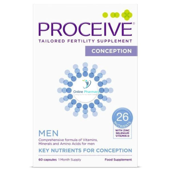 Proceive Men Advanced Fertility Supplement - 60 capsules - OnlinePharmacy