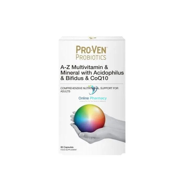 ProVen Probiotics A-Z Multivitamin with Acidophilus & Bifidus & CoQ10 - 30 Caps