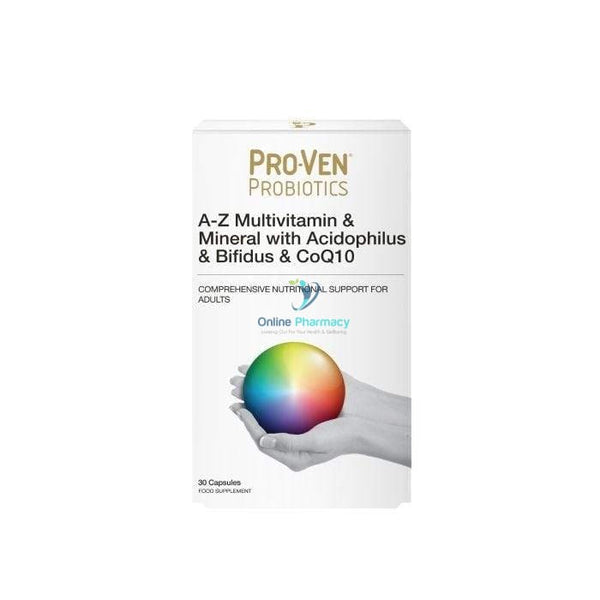 ProVen Probiotics A-Z Multivitamin with Acidophilus & Bifidus & CoQ10 - 30 Caps - OnlinePharmacy
