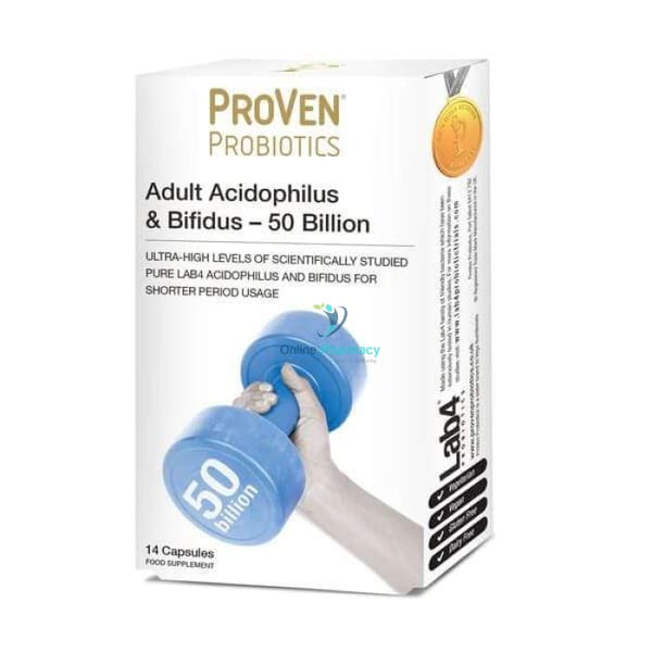 ProVen Probiotics Adult 50 Billion - 14 Caps - OnlinePharmacy
