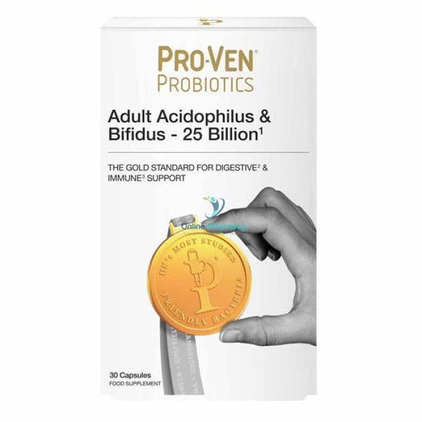 ProVen Probiotics Adult Acidophilus & Bifidus 25 Billion - 30 Caps - OnlinePharmacy