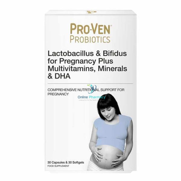 ProVen Probiotics for Pregnancy Plus Multivitamins - 30 Caps + 30 Softgels - OnlinePharmacy