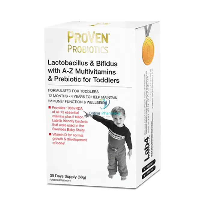 Proven Probiotics For Toddlers - 60g (30 Day Supply) - OnlinePharmacy