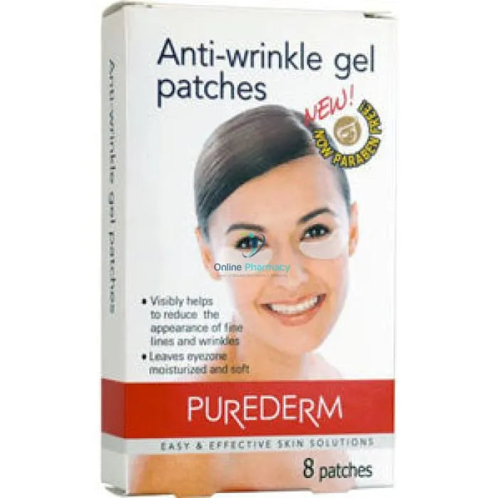 Purederm Anti Wrinkle Gel Patches - 8 Patches