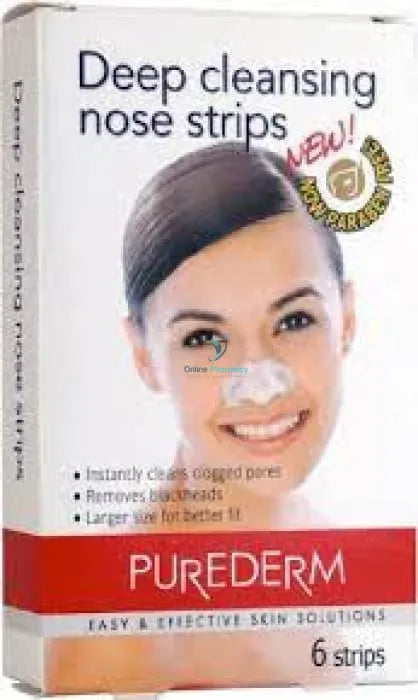 Purederm Deep Cleansing Nose Strips - 6 Patches