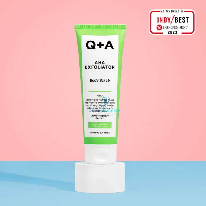 Q + A Aha Exfoliator Body Scrub 250Ml