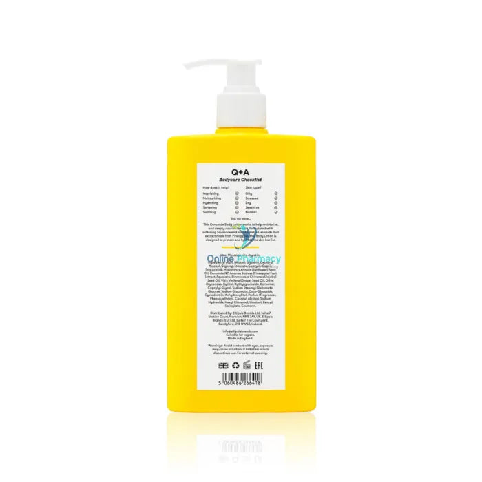 Q + A Ceramide Body Lotion 250Ml & Moisturizer