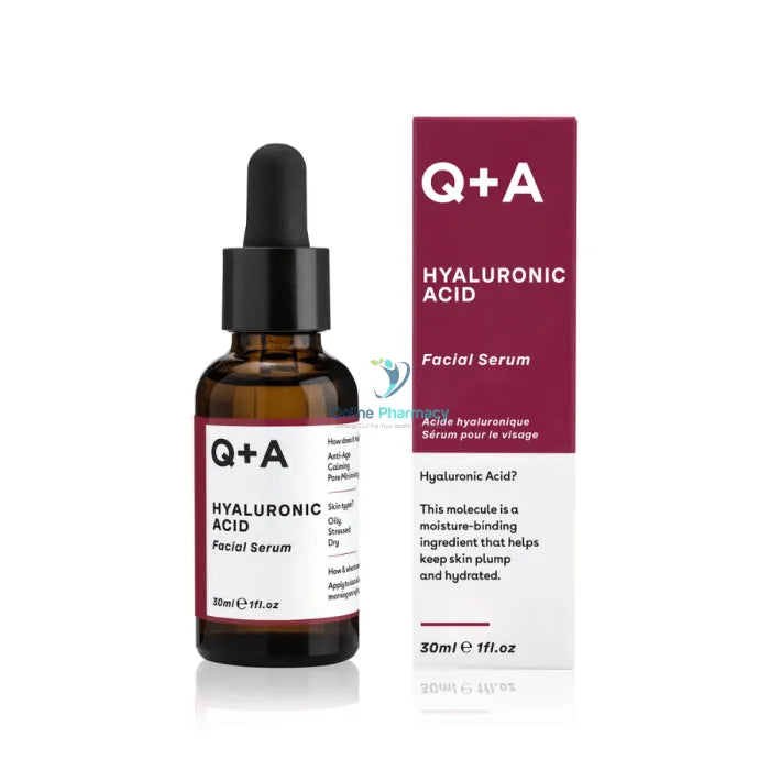 Q + A Hyaluronic Acid Facial Serum 30Ml Face