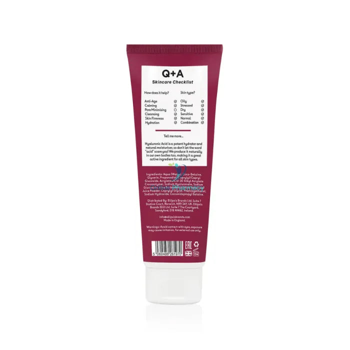 Q + A Hyaluronic Acid Gel Cleanser 125Ml
