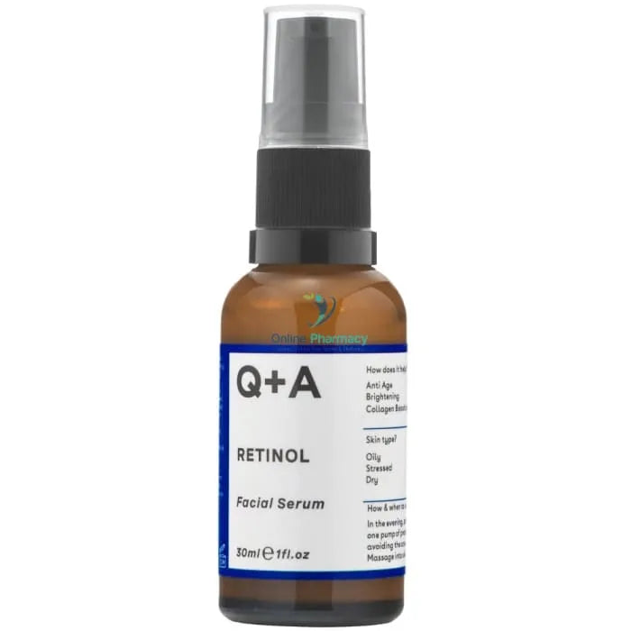 Q + A Retinol Facial Serum 30Ml Face