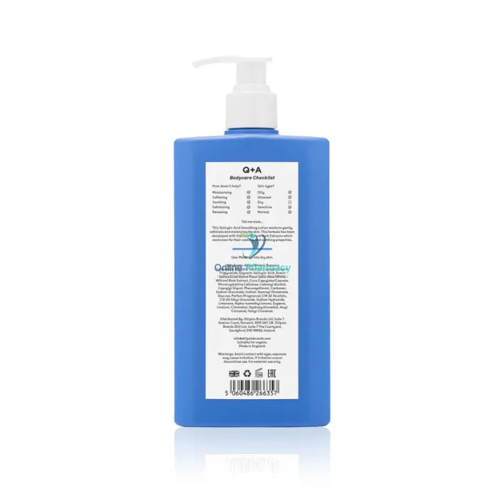Q + A Salicylic Acid Smoothing Lotion 250Ml & Moisturizer