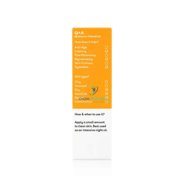 Q + A Superfood Facial Oil 30Ml Serums & Oils