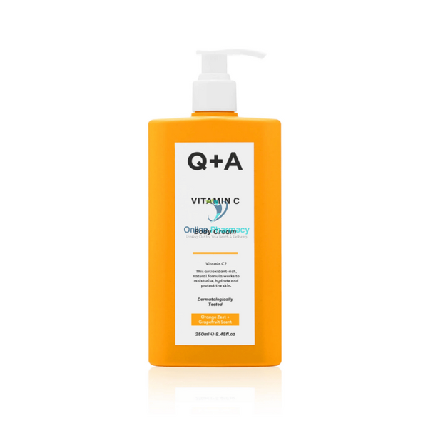 Q + A Vitamin C Body Cream 250Ml Lotion & Moisturizer