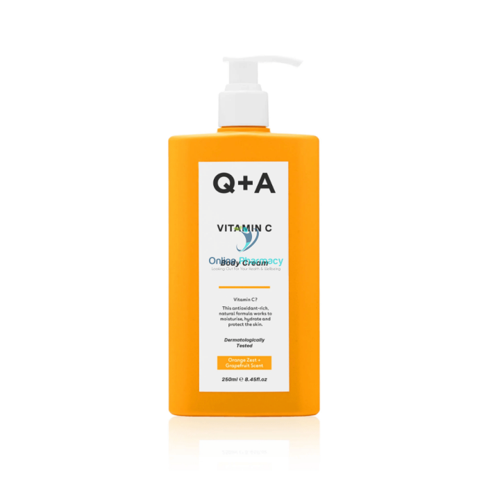 Q + A Vitamin C Body Cream 250Ml Lotion & Moisturizer