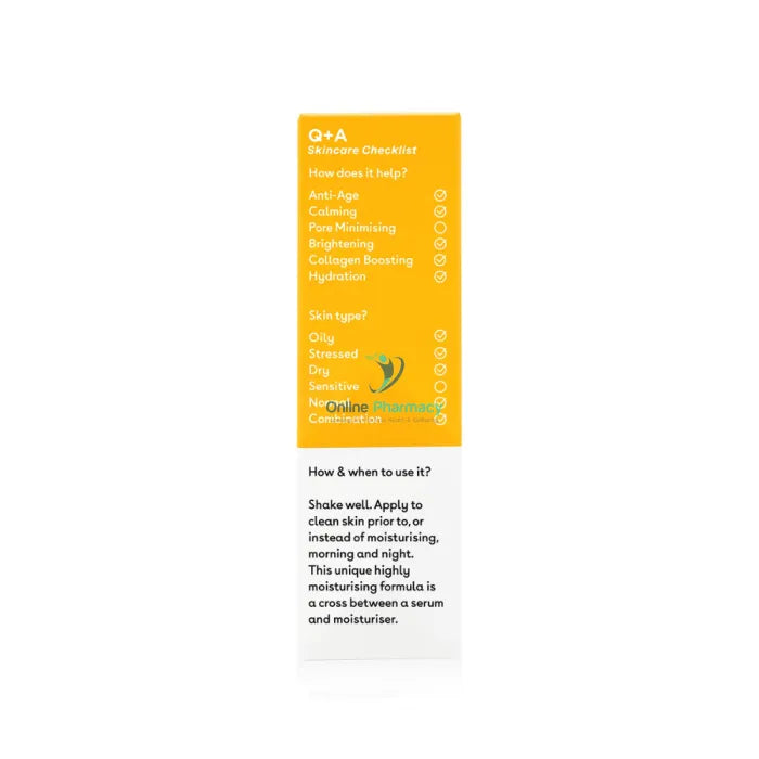 Q + A Vitamin C Brightening Serum 30Ml Serums & Oils