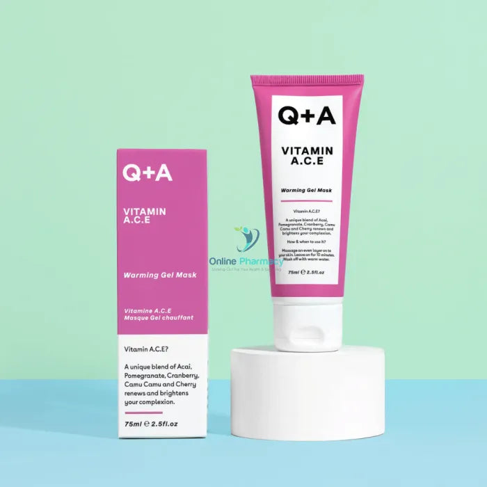 Q + A Vitamin A.c.e. Warming Gel Mask 75Ml Face Masks