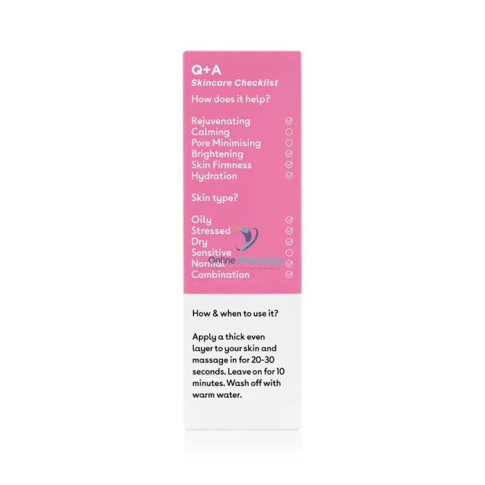 Q + A Vitamin A.c.e. Warming Gel Mask 75Ml Face Masks