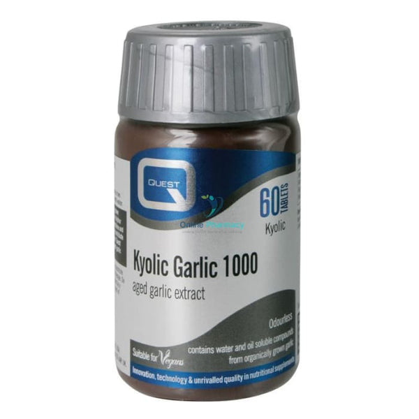 Quest Kyolic Garlic 1000mg - 30/60 Caps - OnlinePharmacy