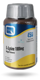 Quest L-Lysine 1000mg Tablets - Prevent Cold Sores - OnlinePharmacy