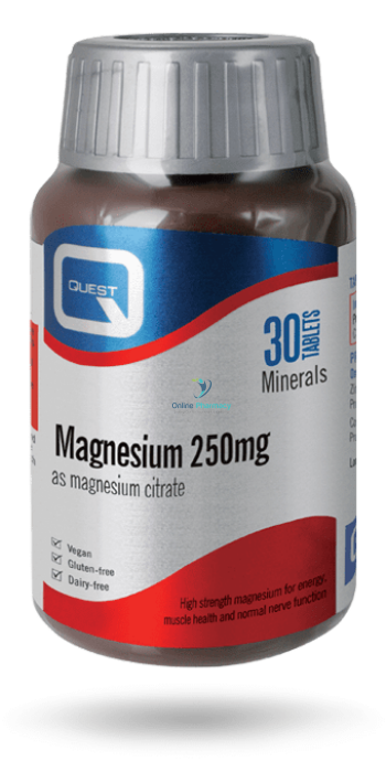 Quest Magnesium Citrate Tablets 250mg - 30 Pack - OnlinePharmacy