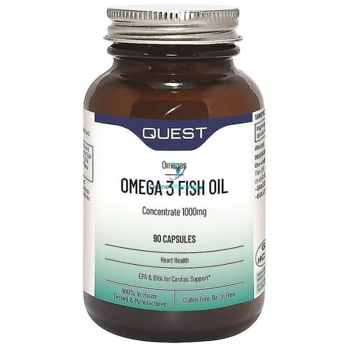 Quest Omega 3 Fish Oil Capsules - 90 Pack Oils &