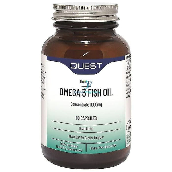 Quest Omega 3 Fish Oil Capsules - 90 Pack Oils &