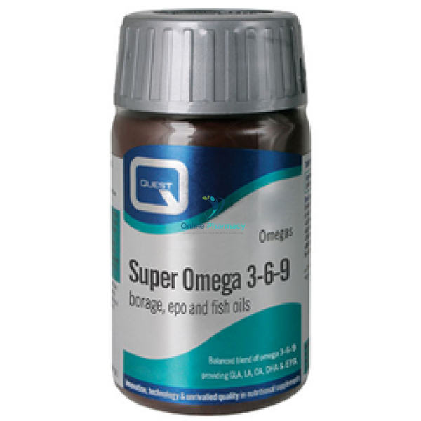 Quest Super Omega 3-6-9 Capsules - 30/90 Pack - OnlinePharmacy