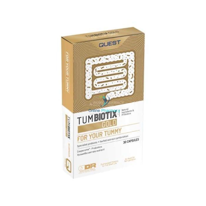 Quest Tum Biotix Gold - 30 Caps - OnlinePharmacy