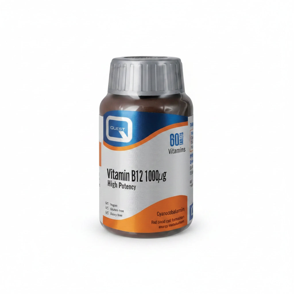 Quest Vitamin B12 1000mcg - 60/90 Tabs - OnlinePharmacy