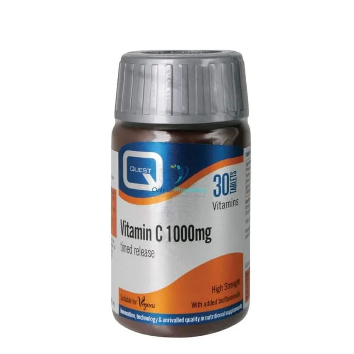 Quest Vitamin C 1000mg Timed Release - 30/60/180 Pack - OnlinePharmacy