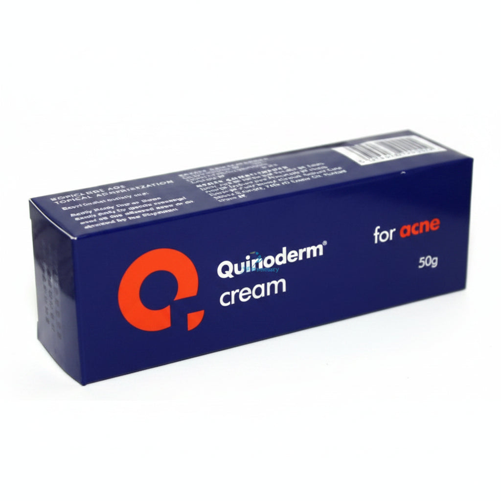 Quinoderm Cream- Treat Acne, Blackheads, Spots & Clogged Pores - OnlinePharmacy